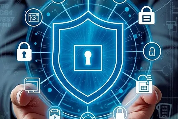 Biểu tượng lá chắn bảo mật thông tin